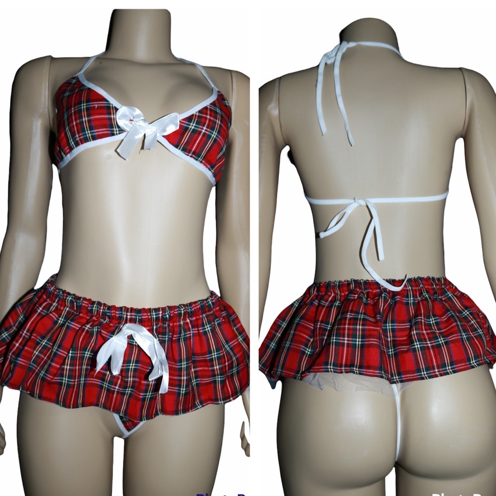 Sexy School girl Cosplay 3pc Set